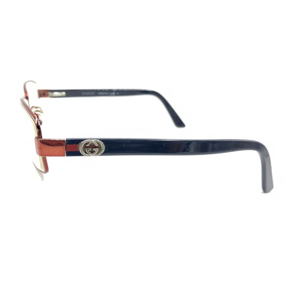 Gucci GG 2894 71K Red Blue Rectangle Eyeglasses Frames 53-16 Italy Designer - Picture 7 of 12